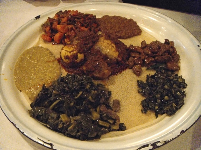 Injera, Traditional Ethiopian food