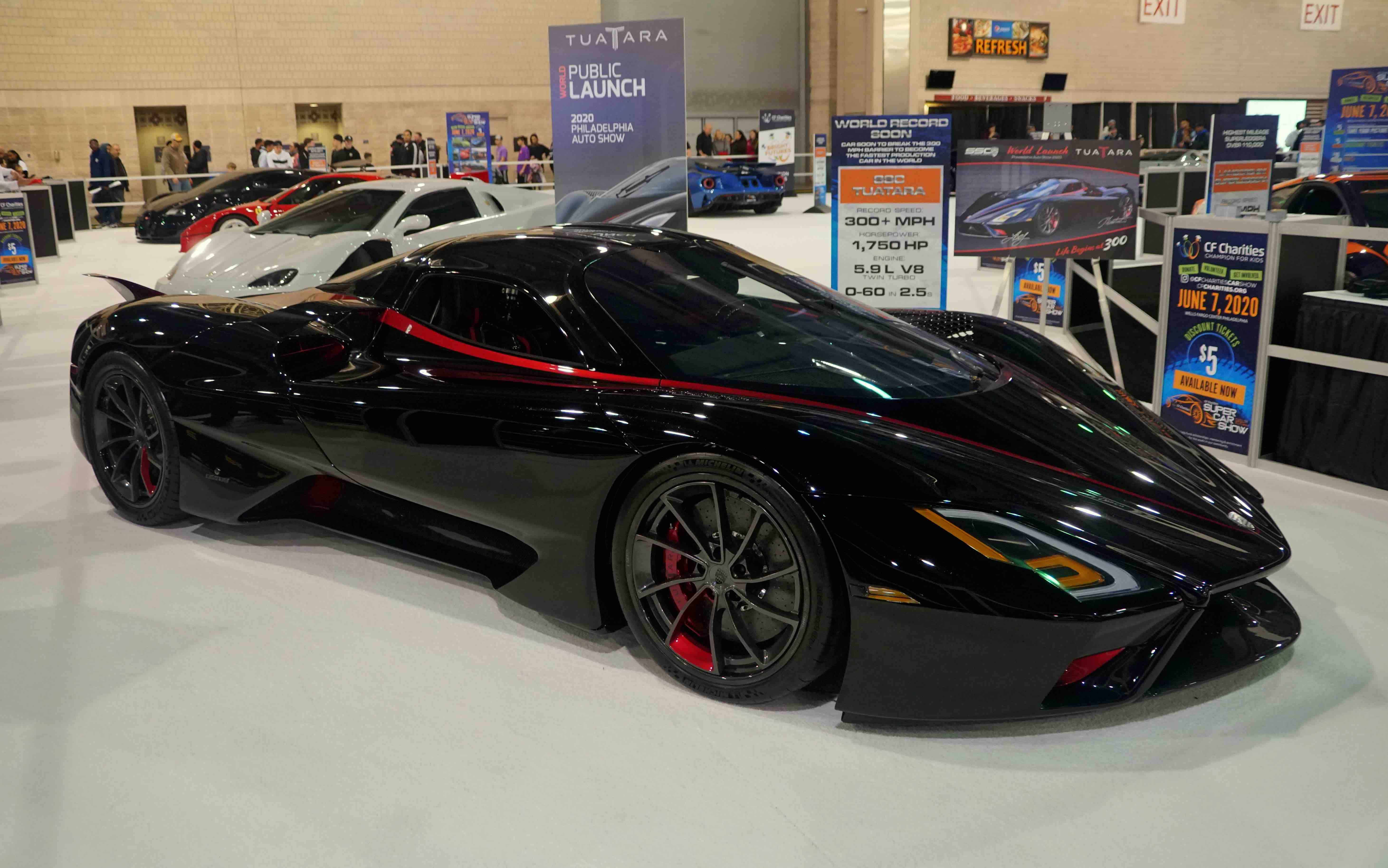 SSC Tuatara supercar, car facts