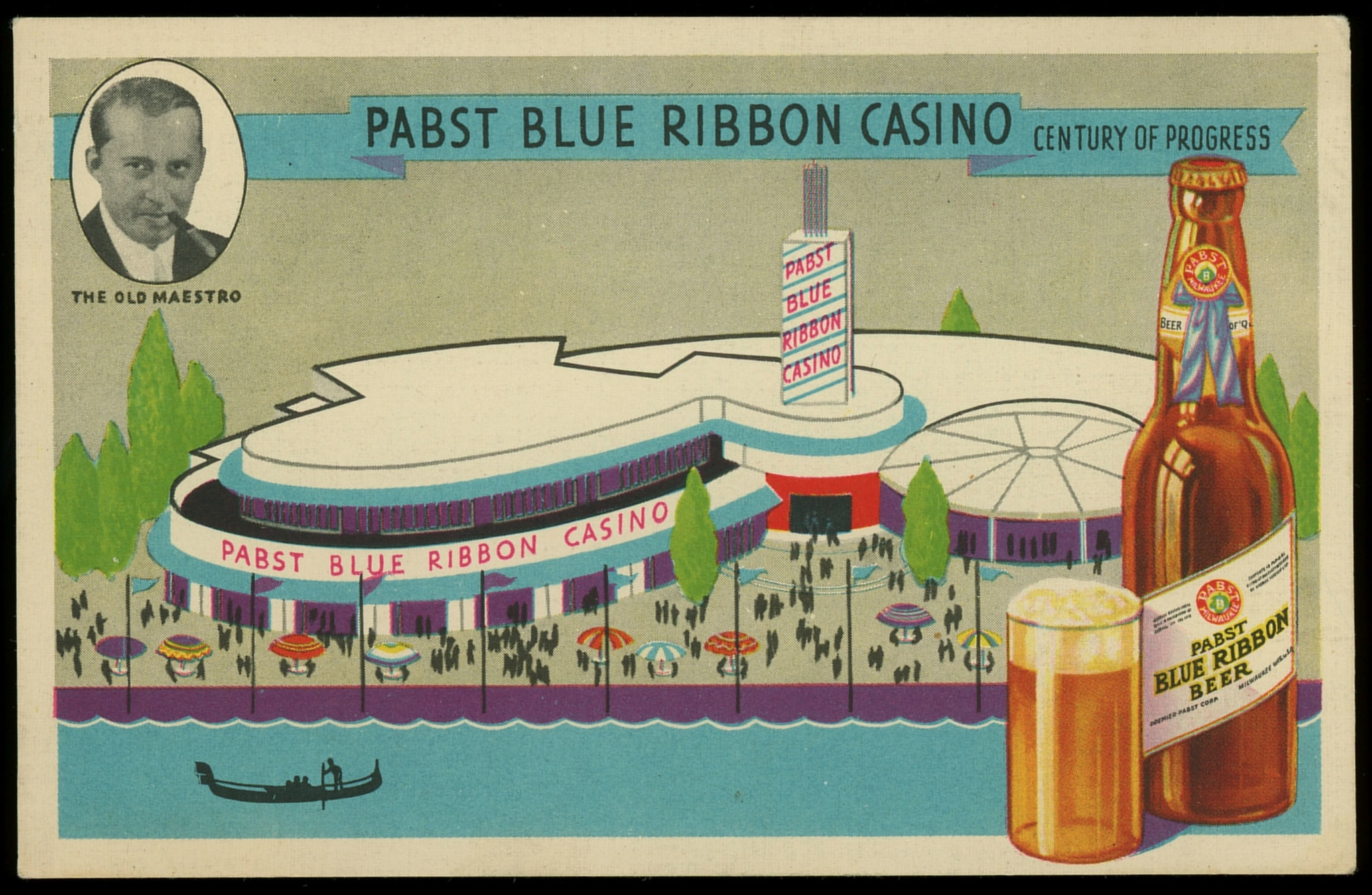 Pabst Blue Ribbon Casino vintage