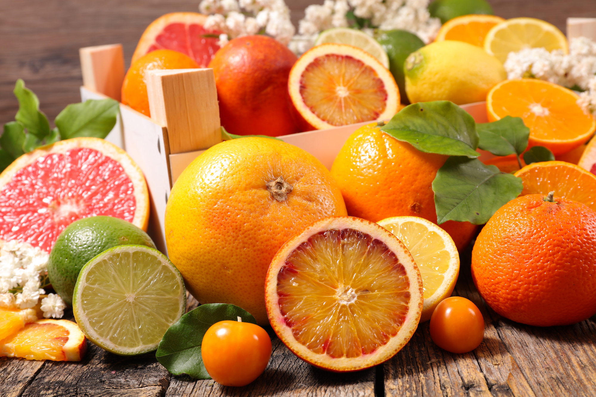 assorted citrus fruit